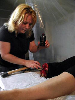 Sydney - Cincinnati Speical FX Makeup Artist Jodi Byrne Leg Cut Off V